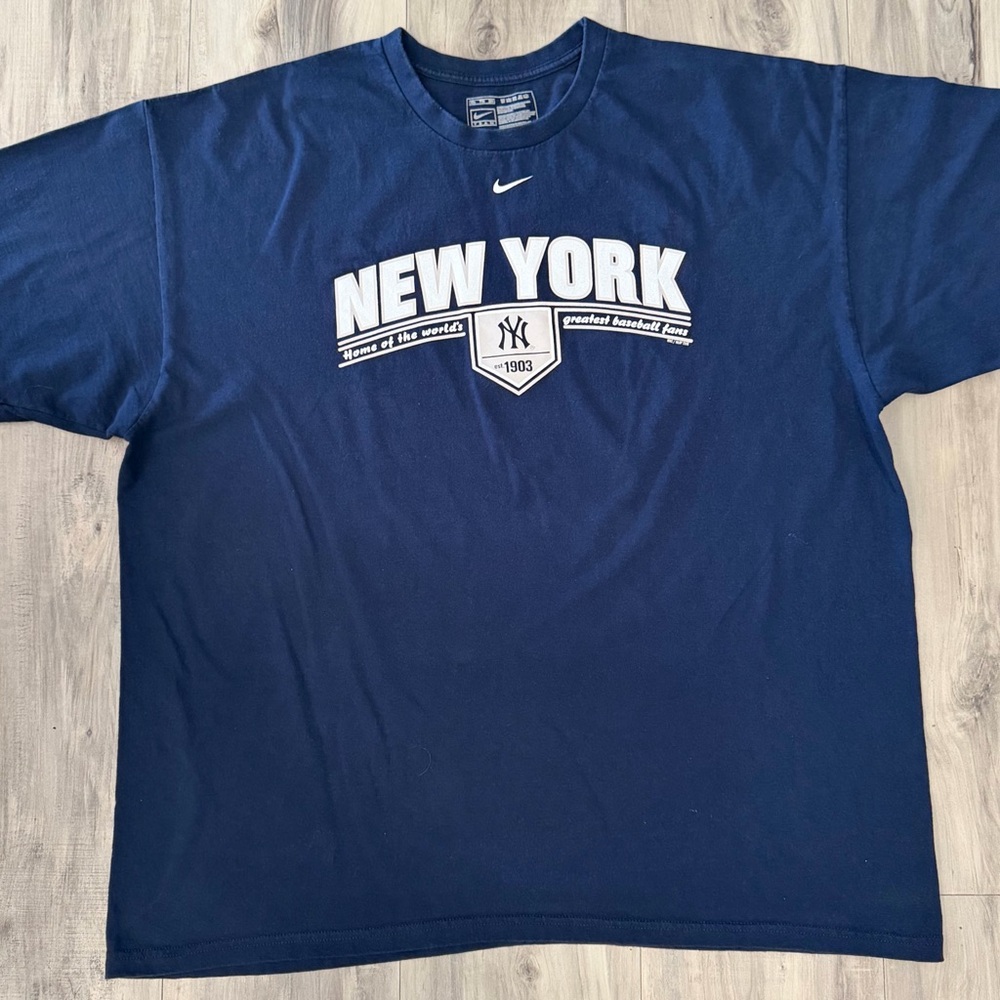 Nike Navy New York Graphic Short Sleeve Tee